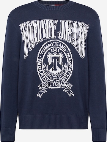 Tommy Jeans Sweater in Blue: front