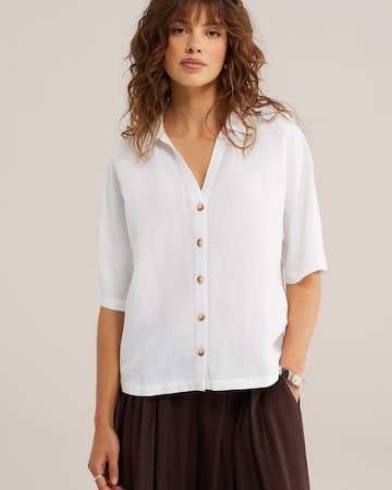 WE Fashion Halenka – bílá: přední strana