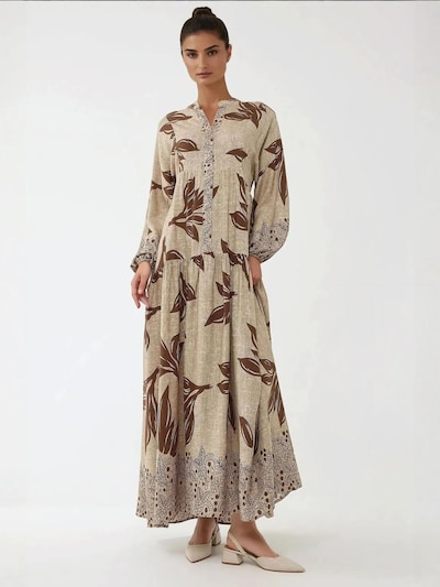 Hiccup Blousejurk in 36 in de kleur Beige / Bruin, Productweergave
