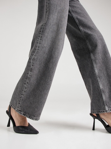 Samsøe Samsøe Wide Leg Jeans 'REBECCA' i grå