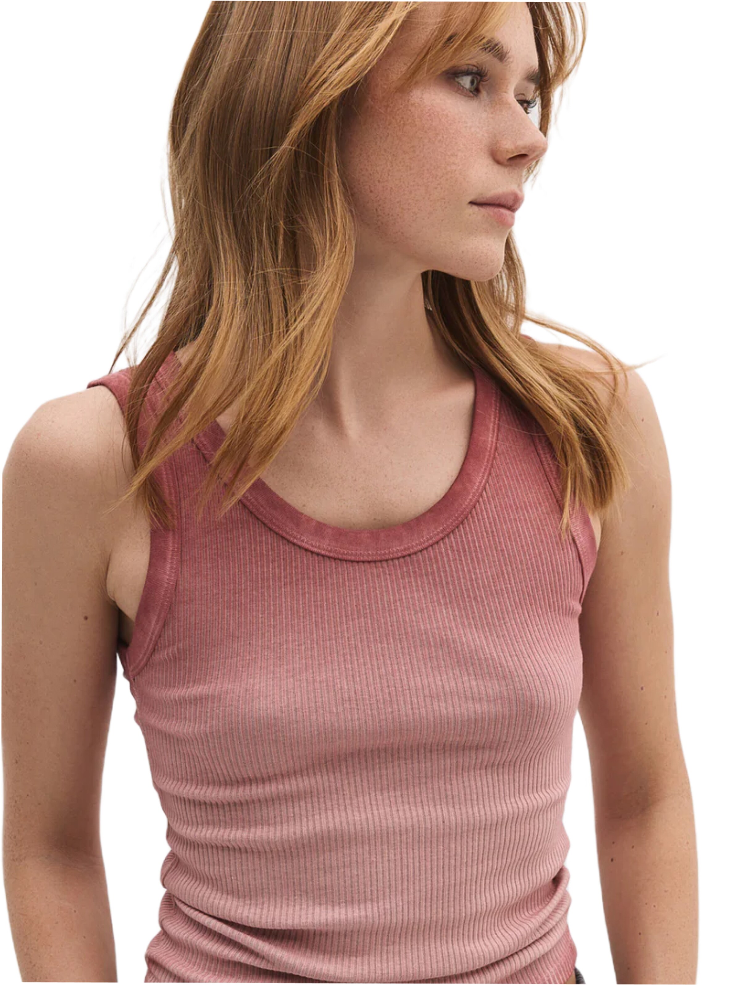 No Matter What Top in Roze