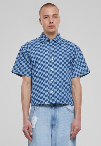 Urban Classics Comfort fit Koszula w kolorze niebieski: przód