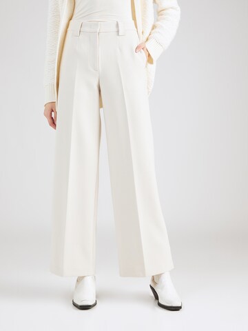 Wide leg Pantaloni con piega frontale 'Frankie' di Marks & Spencer in beige: frontale