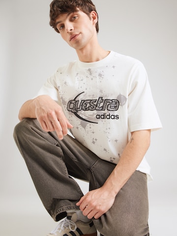 ADIDAS ORIGINALS Тениска в бяло: отпред