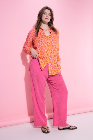 Studio Untold Wide Leg Hose in Pink