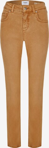 Angels Slimfit Straight-Leg Jeans in Braun: predná strana