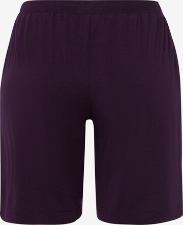 Hanro Pajama Pants 'Natural Elegance' in Purple