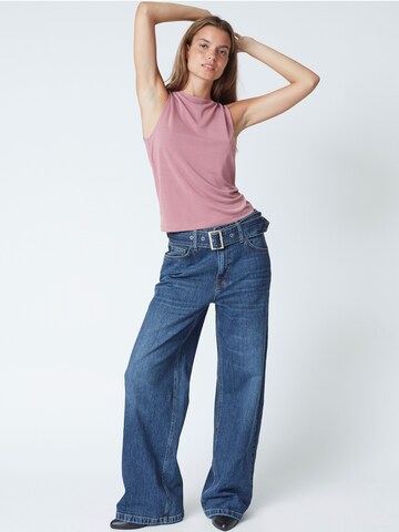 Haut 'Camilla' co'couture en rose