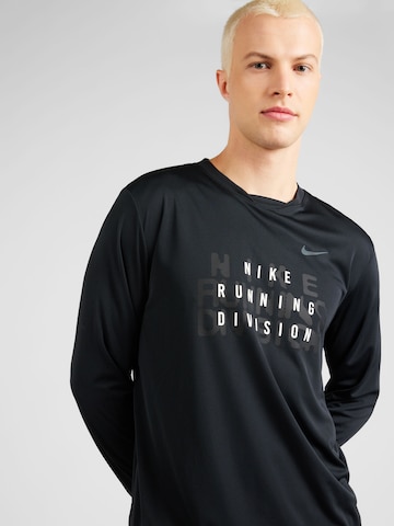 NIKE - Camisa funcionais 'RDVN RIS 365' em preto