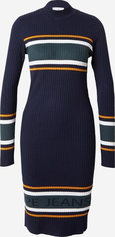 Pepe Jeans Knit dress 'EVELINA' in Blue: front
