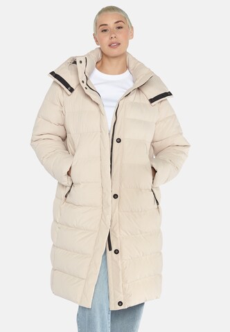 Manteau d’hiver Fuchs Schmitt en beige : devant