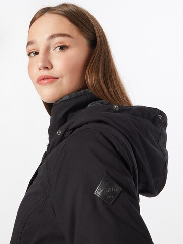 HOLLISTER Winterparka in Zwart