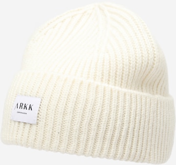 ARKK Copenhagen Beanie in White: front