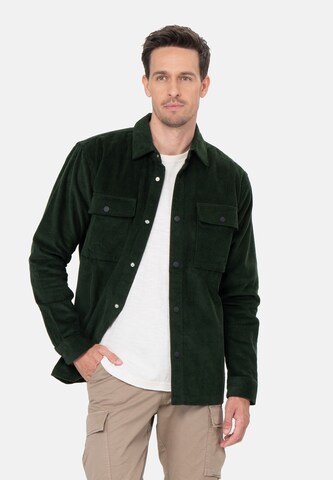 Key Largo - Ajuste regular Camisa 'MONZA' en verde: frente