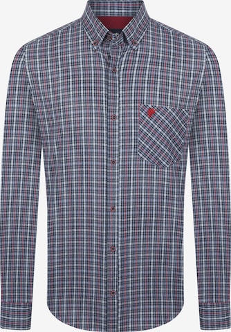 DENIM CULTURE - Camisa 'ZENO' en azul: frente