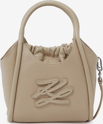 Karl Lagerfeld Handbag 'Autograph' in Beige: front