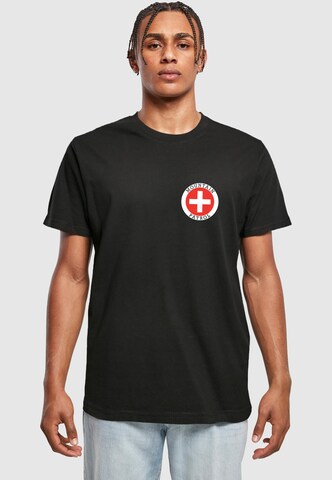 Mister Tee Shirt 'Mountain Patrol' in Black: front