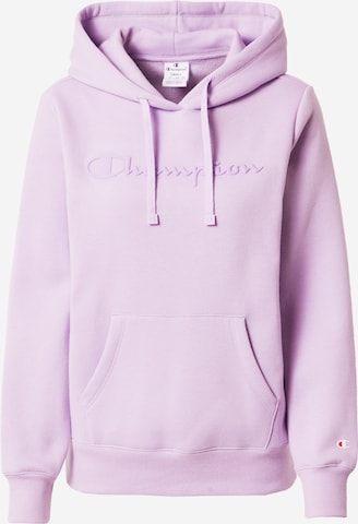 Champion Authentic Athletic Apparel Sweatshirt in Lila: predná strana