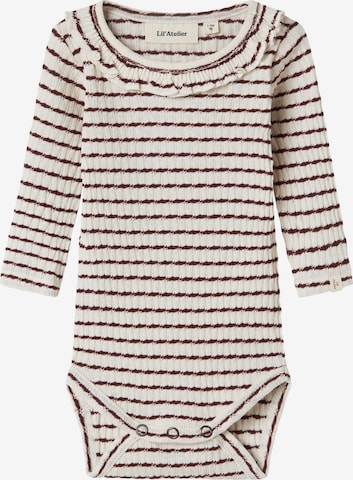 Lil'Atelier - Pijama entero/body en beige: frente
