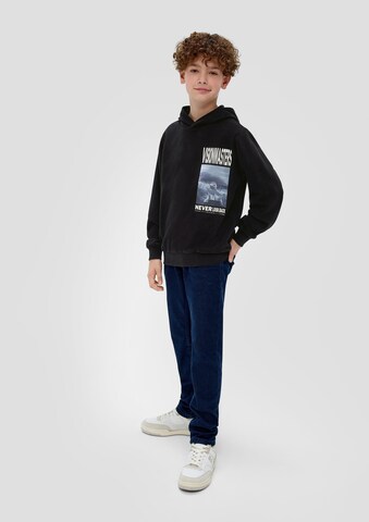 s.Oliver Sweatshirt in Black
