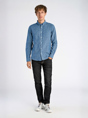 Lindbergh Regular fit Overhemd in Blauw