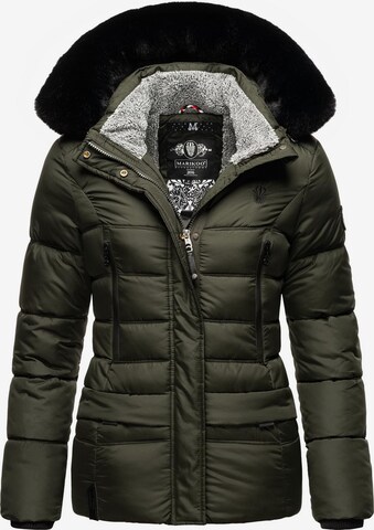 Veste d’hiver 'Loveleen' MARIKOO en vert : devant