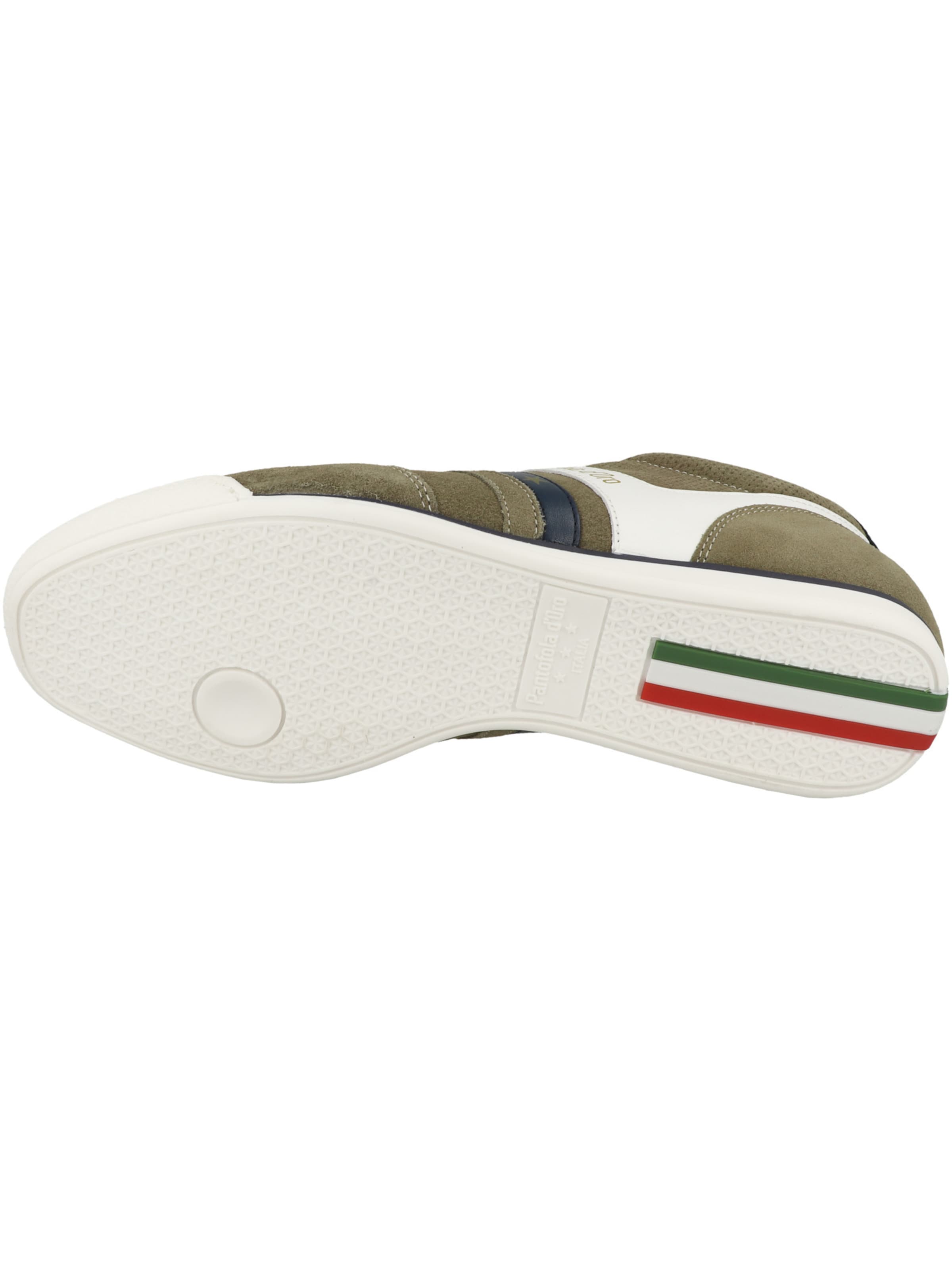 PANTOFOLA D'ORO Platform trainers 'Vasto Suede' in Green