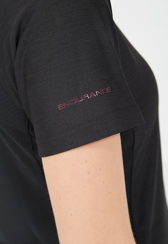 ENDURANCE Functioneel shirt 'Deny' in Zwart