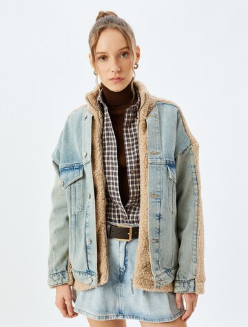 Koton Between-Season Jacket in Blue: front