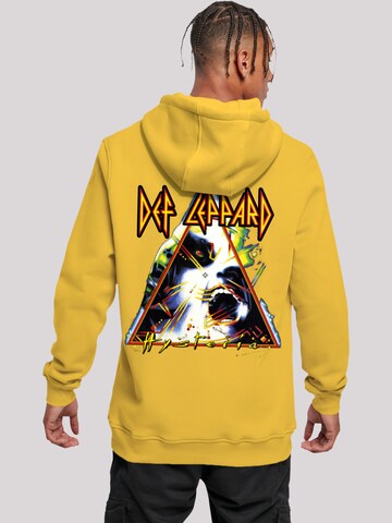 Sweat-shirt 'Def Leppard Hysteria' F4NT4STIC en jaune