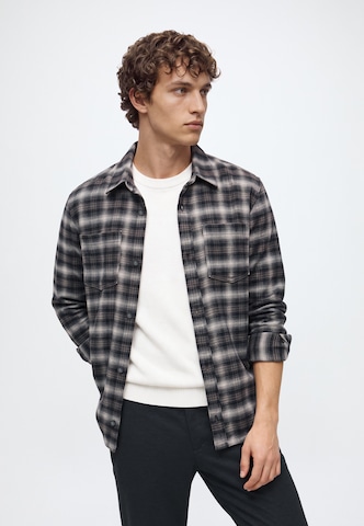 HOLLISTER Regular Fit Hemd in Schwarz