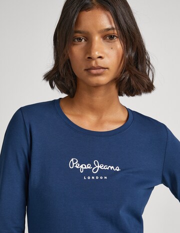 Pepe Jeans T-shirt 'New Verginia' i blå