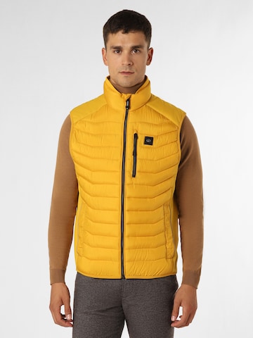 TOM TAILOR Vest in Yellow: front
