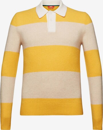 Pull-over ESPRIT en jaune : devant