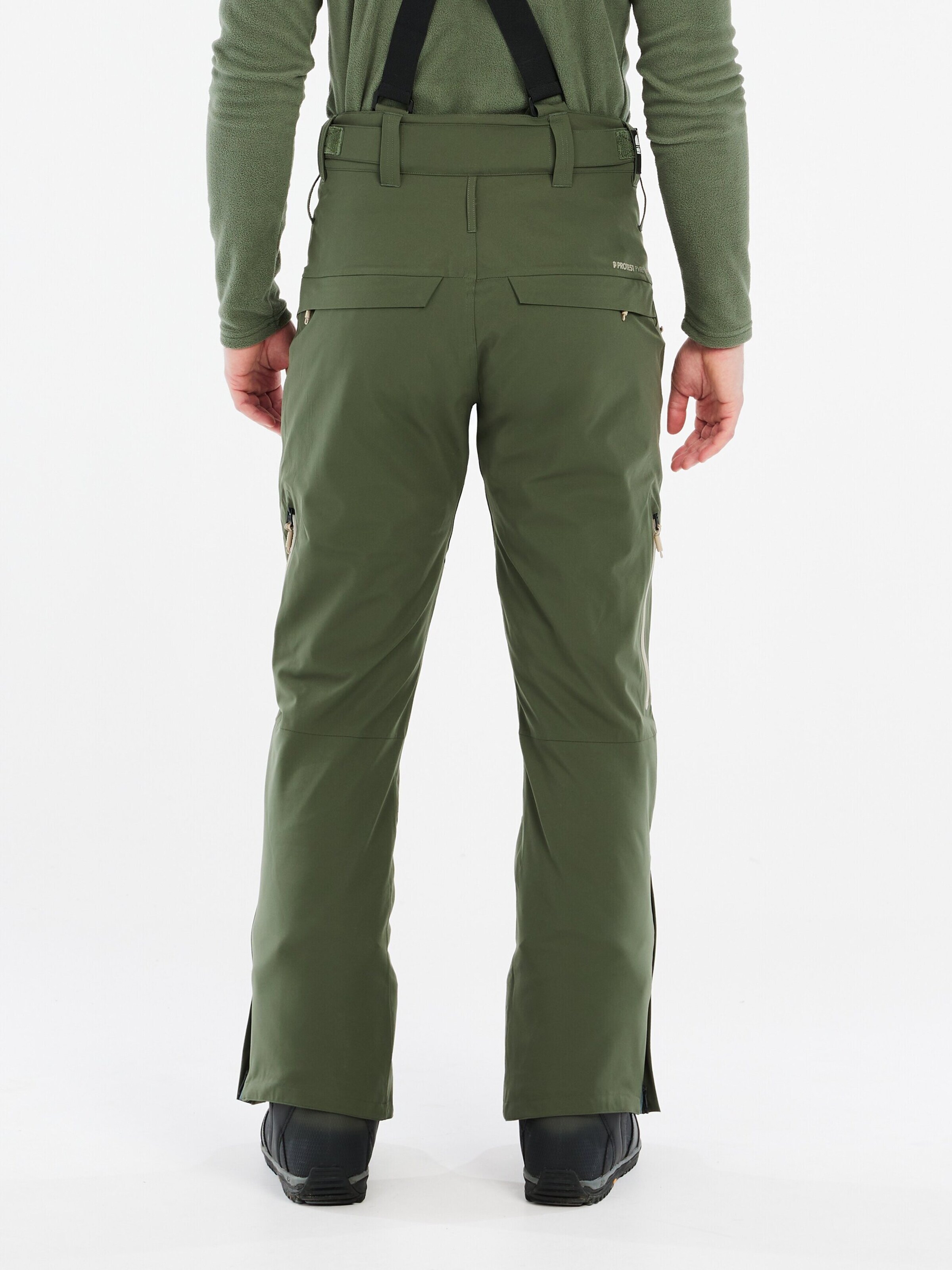 PROTEST Regular Workout Pants 'PRTMIKADO' in Green