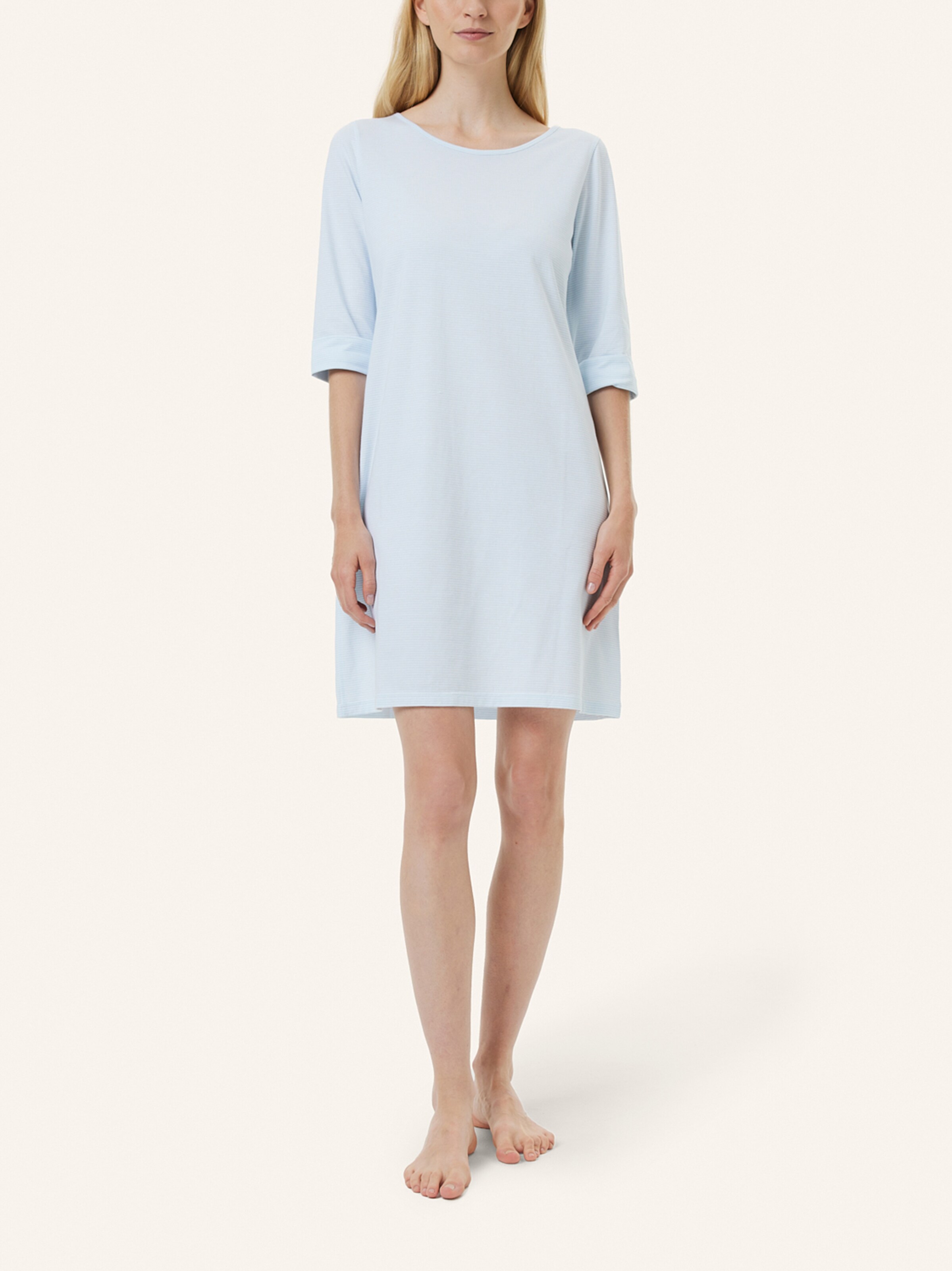 Yellamaris Nightgown ' Basic ' in Blue: front