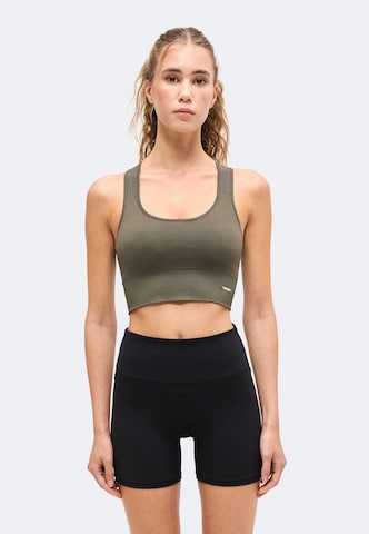Aim'n - Bustier Sujetador deportivo en verde: frente