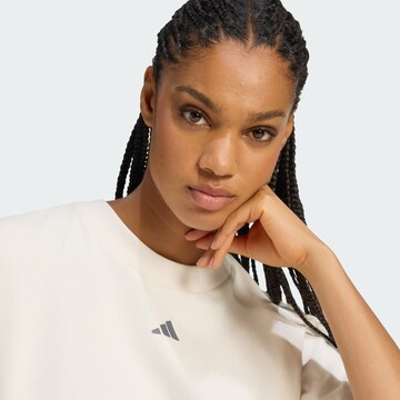 ADIDAS SPORTSWEAR - Camisa funcionais 'Studio' em branco
