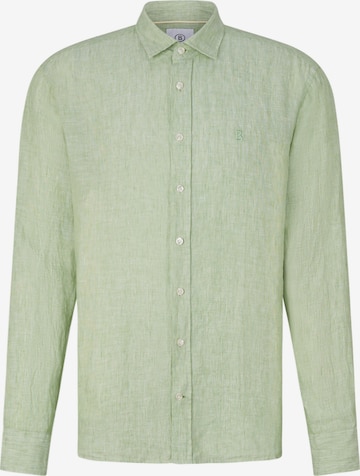 BOGNER Regular fit Button Up Shirt 'Timi' in Green: front