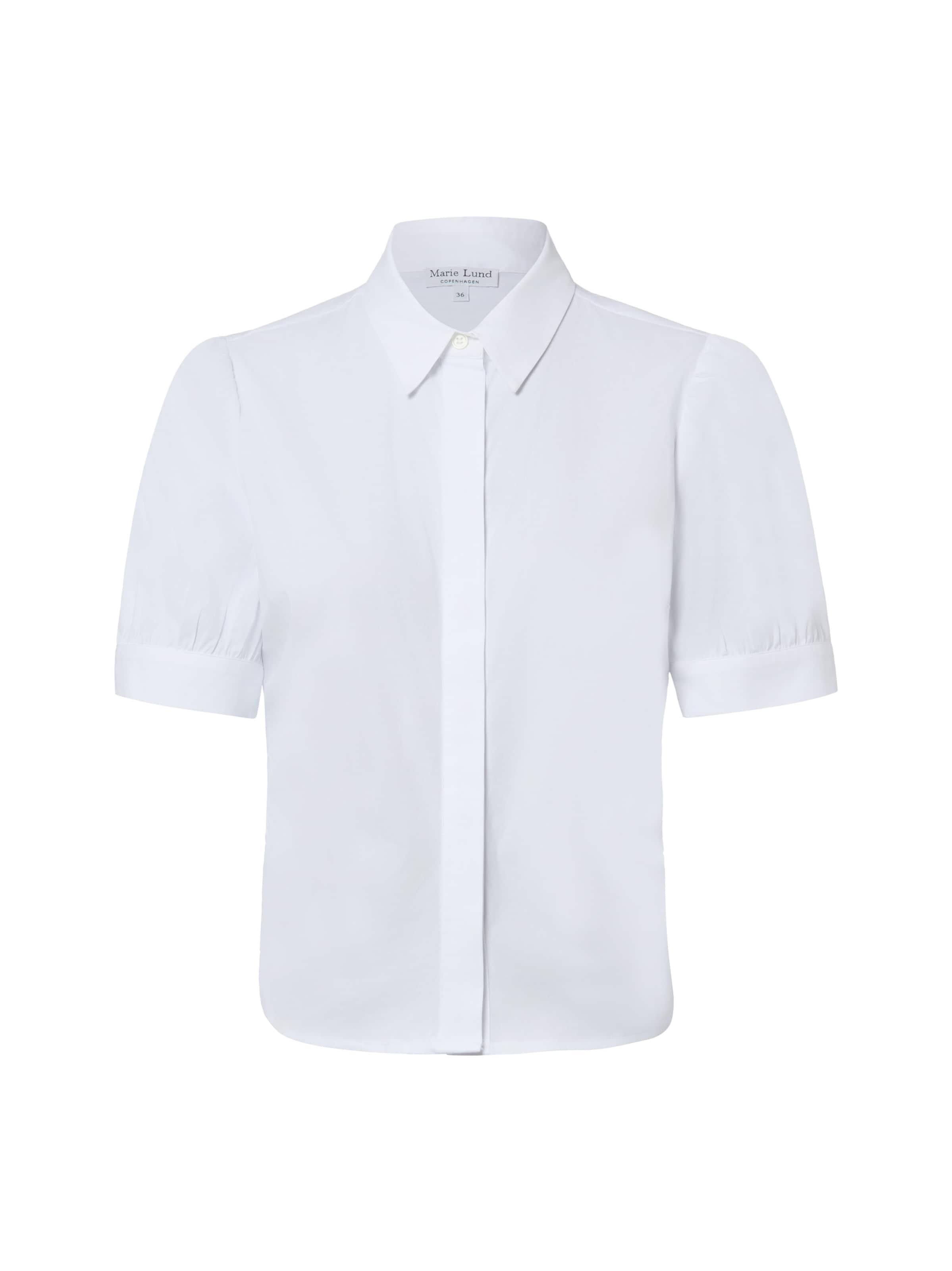 Marie Lund Blouse in White: front