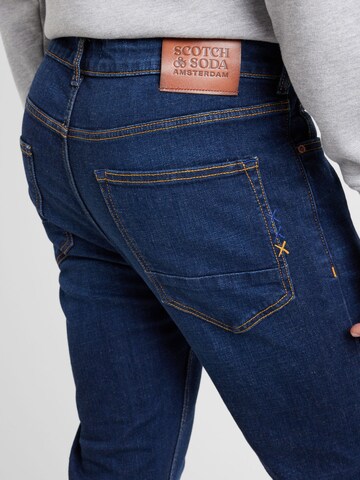 SCOTCH & SODA Slimfit Jeans in Blauw