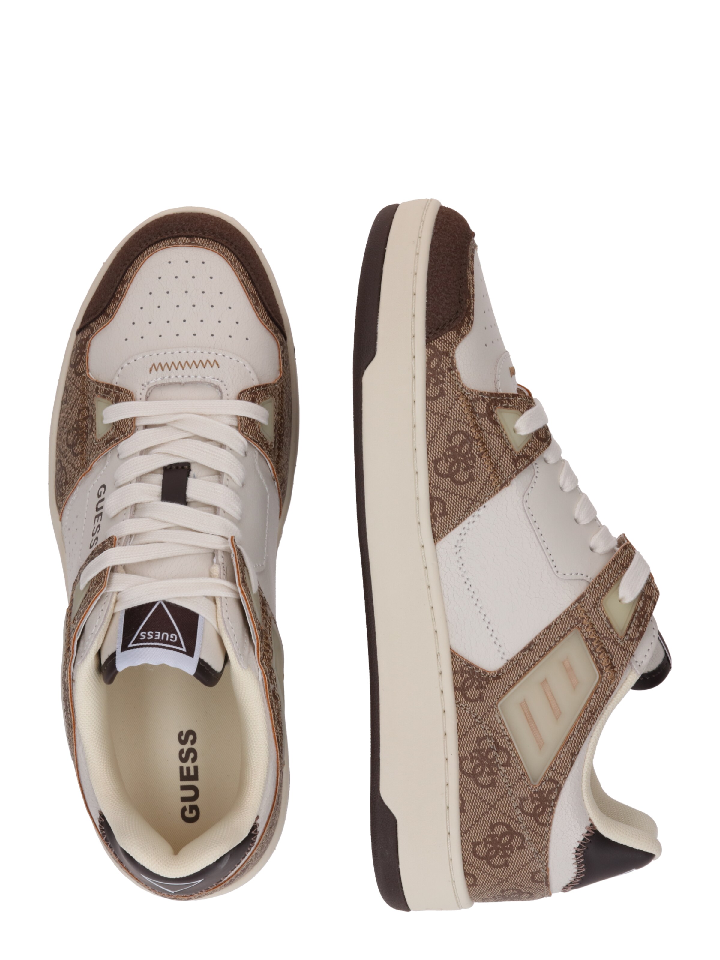 Sneaker bassa 'Vincent' di GUESS in beige