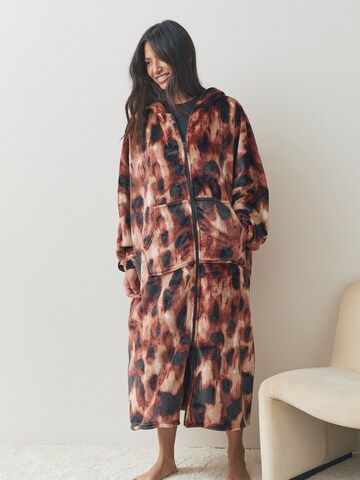 Next Badkappa lång i brun