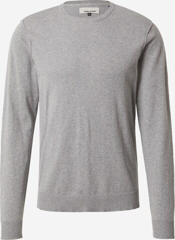 BLEND - Jersey en gris: frente