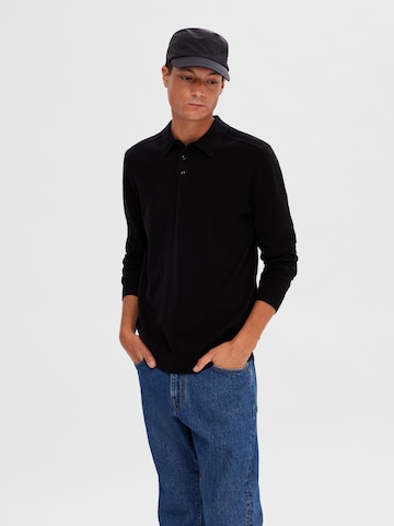 Pull-over 'Berg' SELECTED HOMME en noir