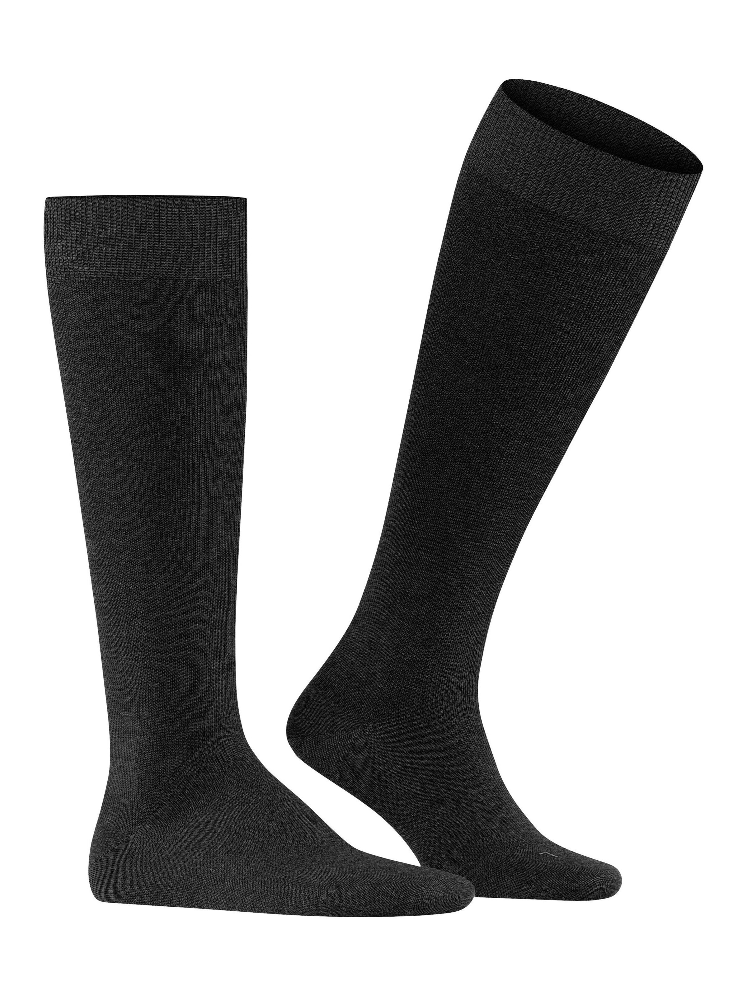 FALKE Kniestrümpfe 'Energizing Wool'‌‌‌‌‌‌‌‌‌ in Grau