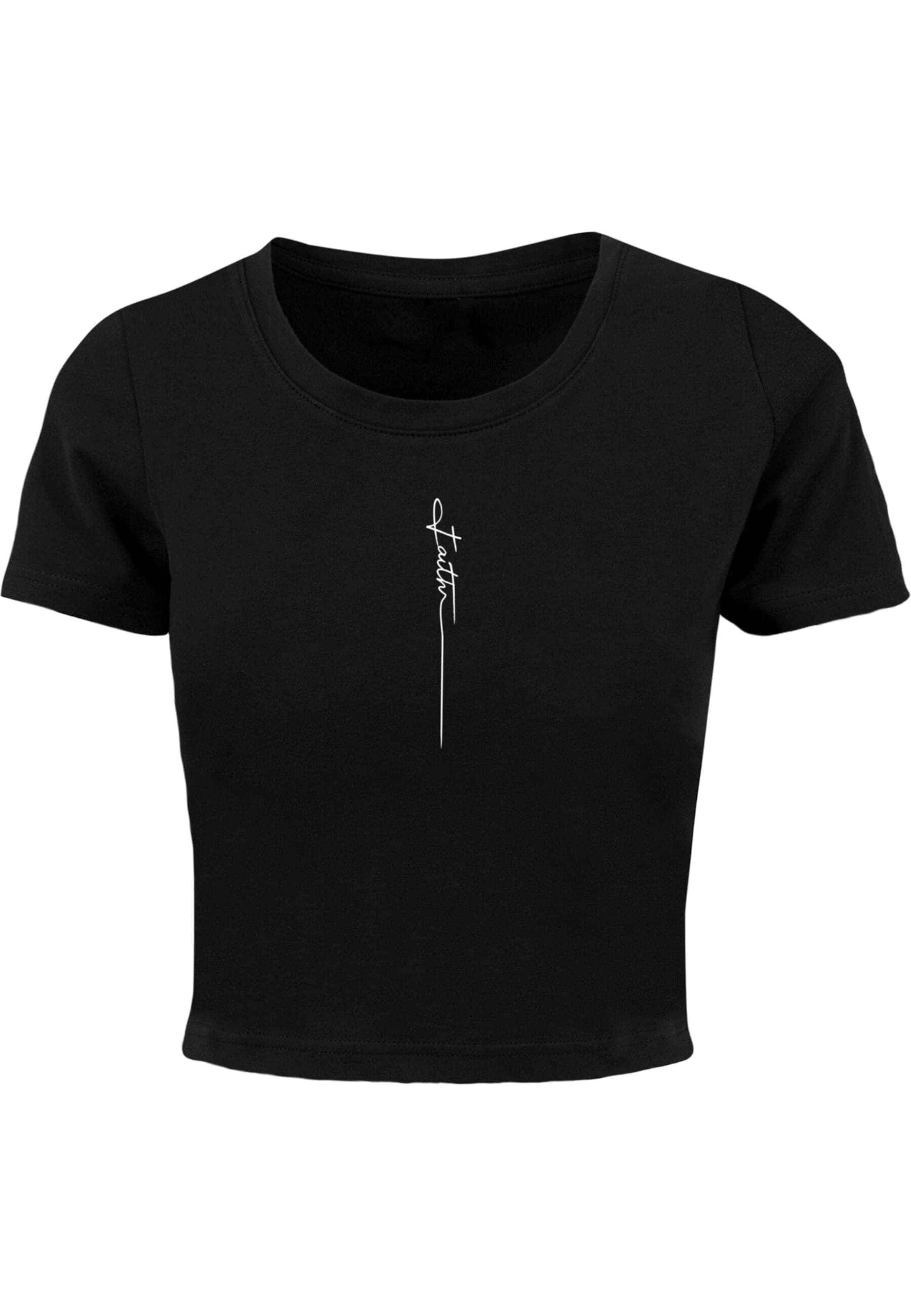 Merchcode - Camisa 'Faith' em preto: frente