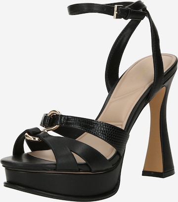 ALDO Strap Sandals 'ELBALIA' in Black: front