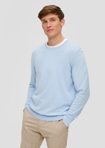 Pullover di s.Oliver BLACK LABEL in blu: frontale