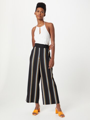 TOM TAILOR DENIM Wide Leg Hose in Schwarz